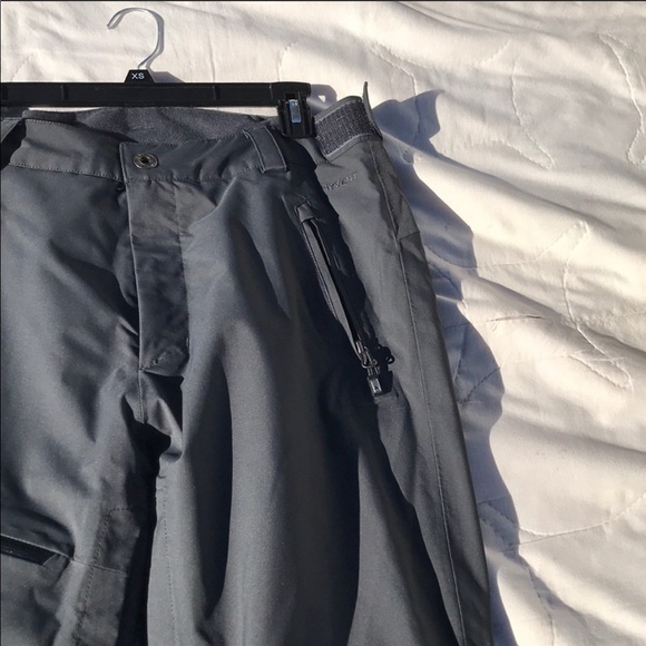 The North Face HYVENT charcoal gray snow pants - Picture 3 of 11